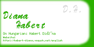 diana habert business card